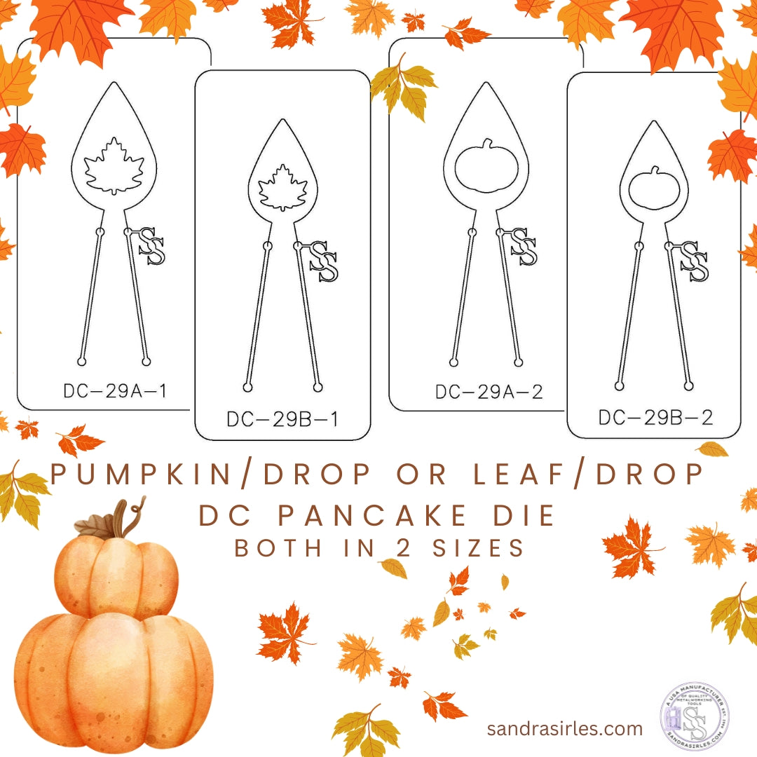 PANCAKE DIE DC-29 DROP/LEAF OR DROP/PUMPKIN